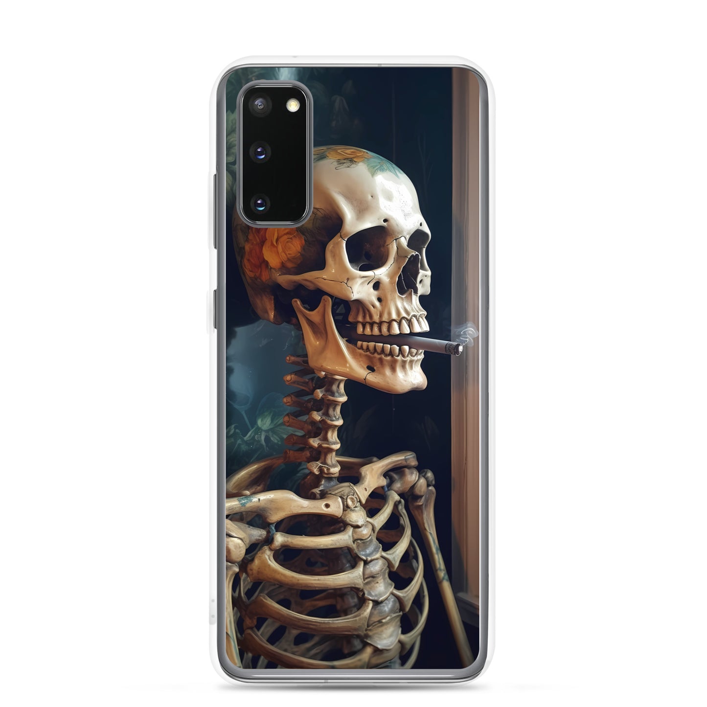 Samsung Case - Smoking Skeleton