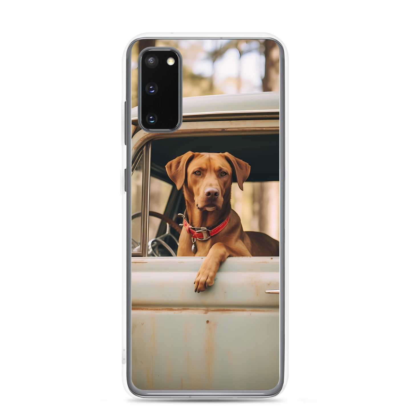 Samsung Case - Dog in a Truck