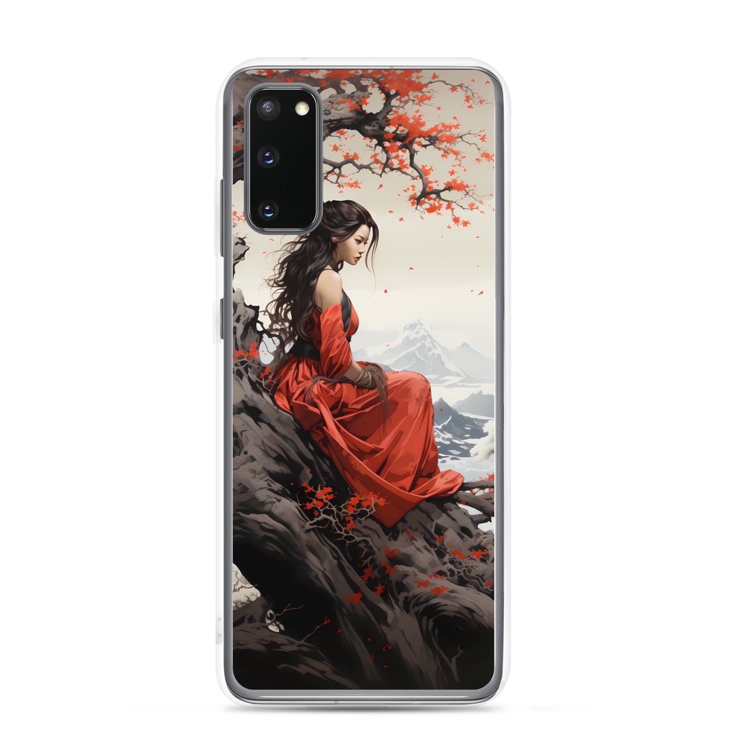 Samsung Case - Japanese Woman Under a Cherry Blossom Tree