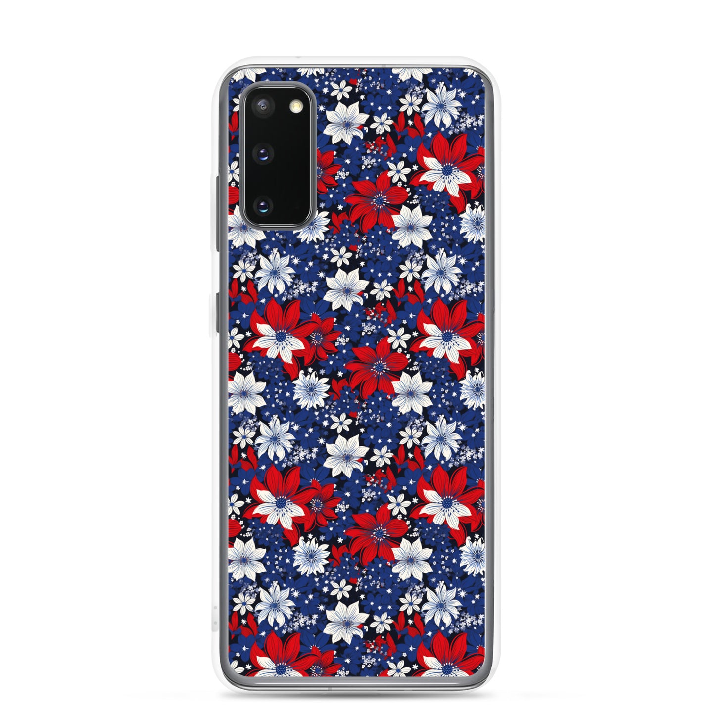 Samsung Case - Patriotic Poinsettas