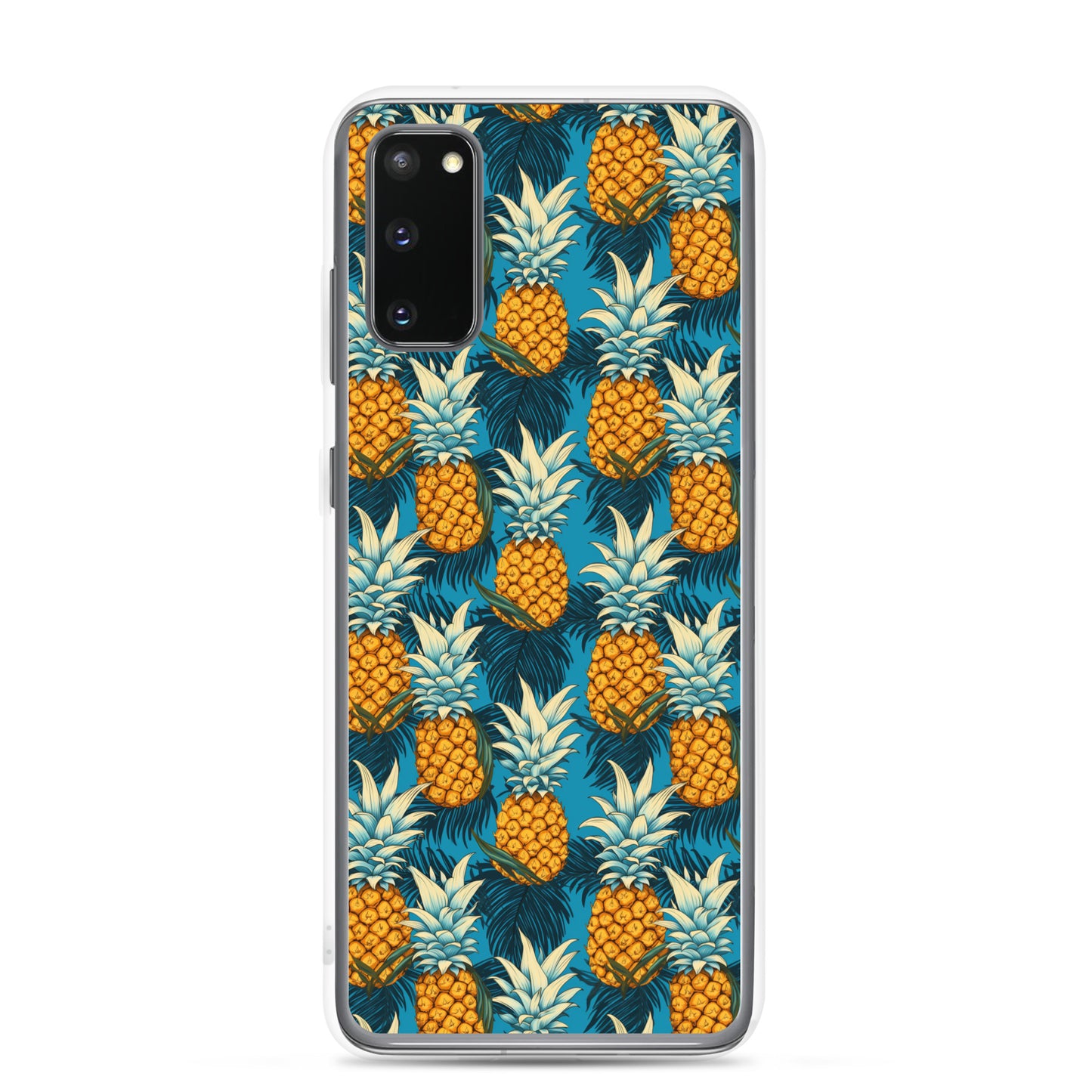 Samsung Case - Pineapple Pattern on Blue