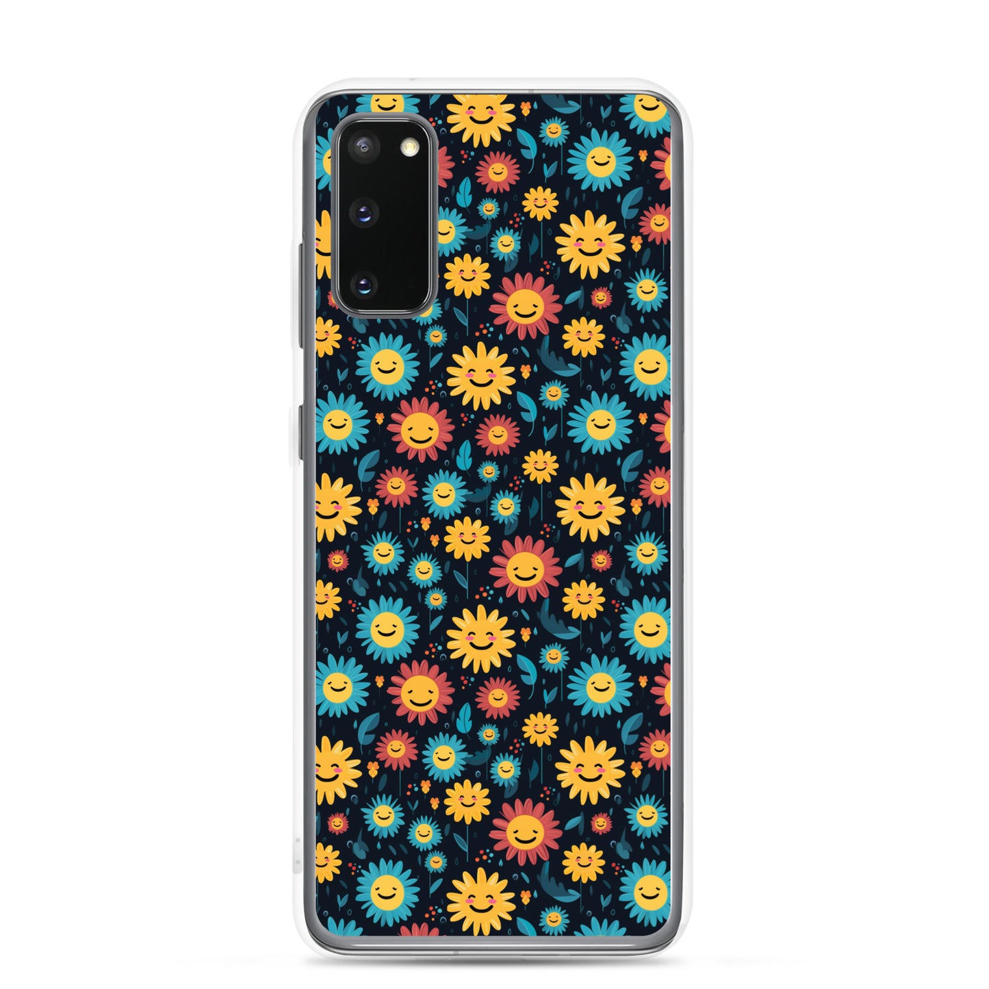 Samsung Case - Happy Smiley Flowers