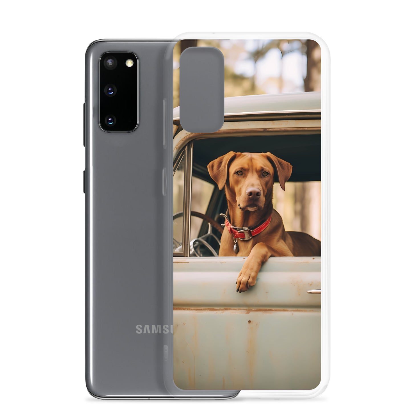 Samsung Case - Dog in a Truck