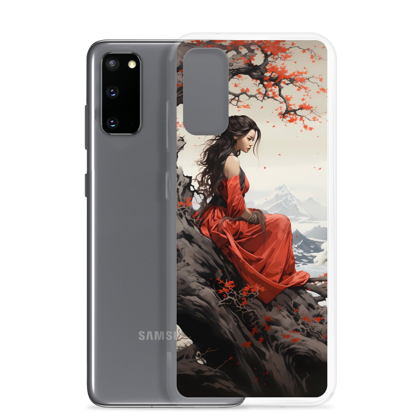 Samsung Case - Japanese Woman Under a Cherry Blossom Tree