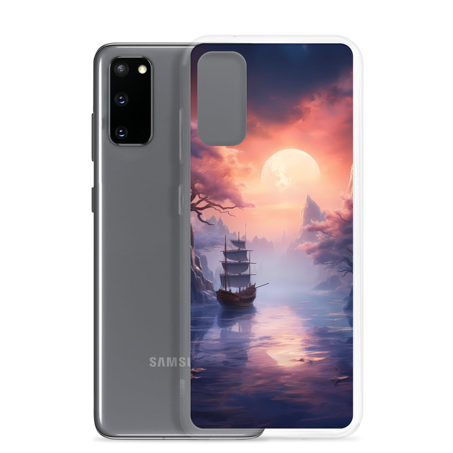 Samsung Case - Japanese Seascape Moonrise