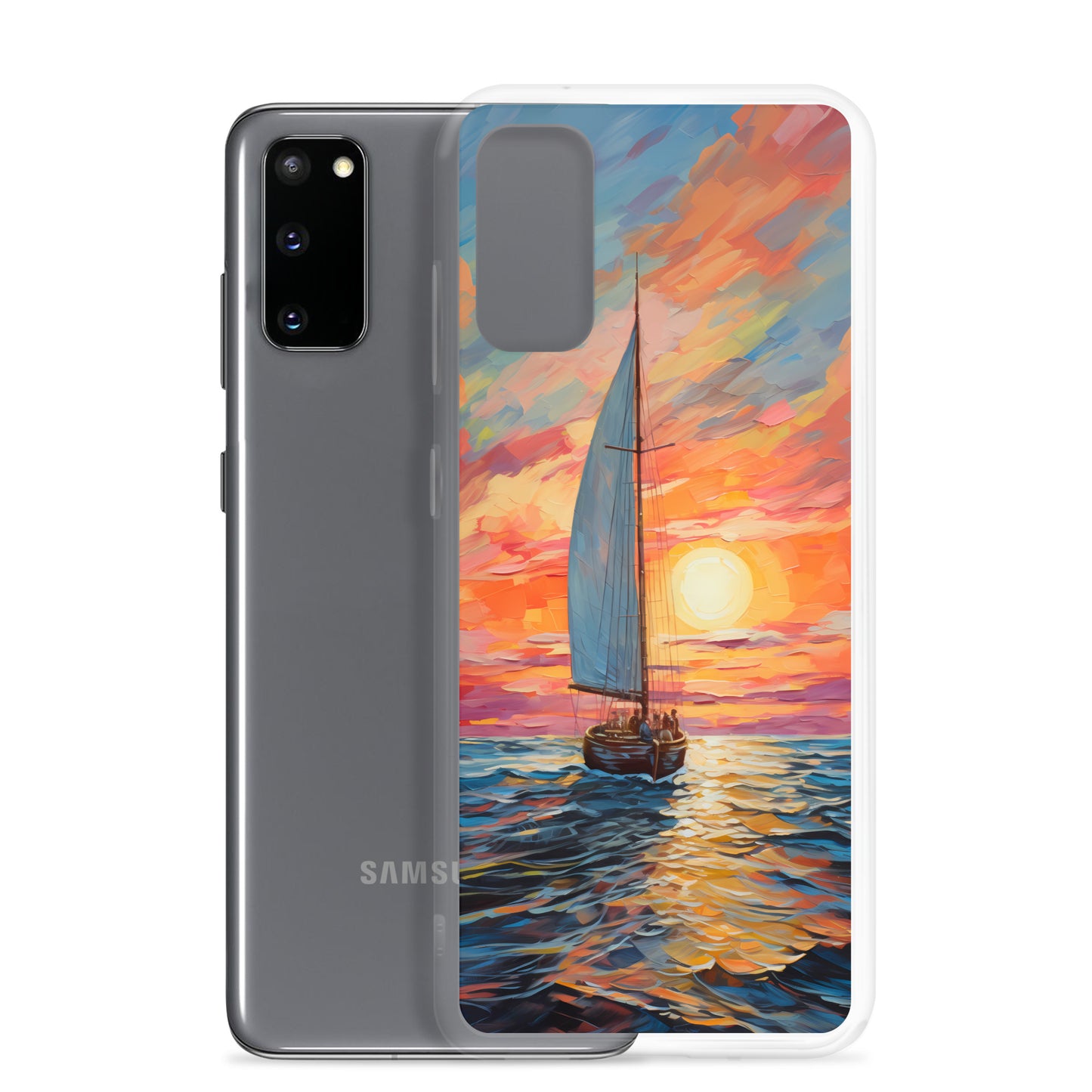 Samsung Case - Luminous Sailboat