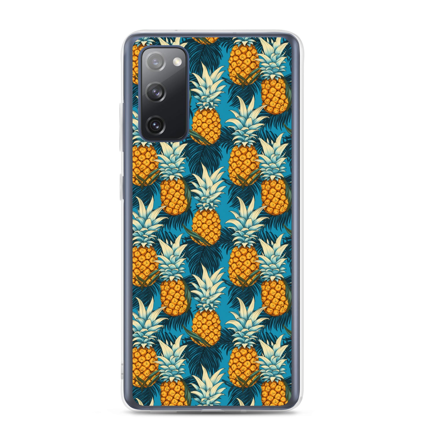 Samsung Case - Pineapple Pattern on Blue