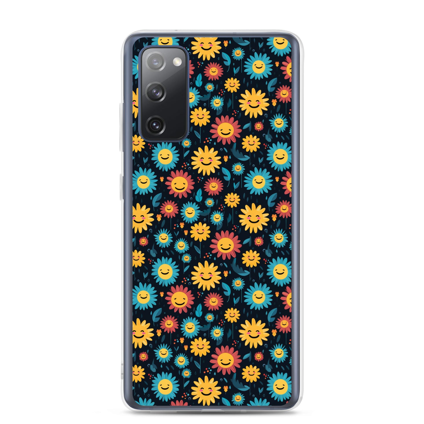 Samsung Case - Happy Smiley Flowers