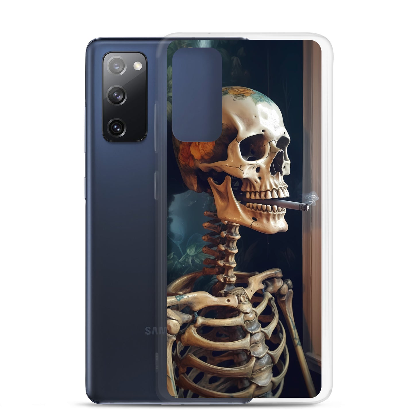 Samsung Case - Smoking Skeleton
