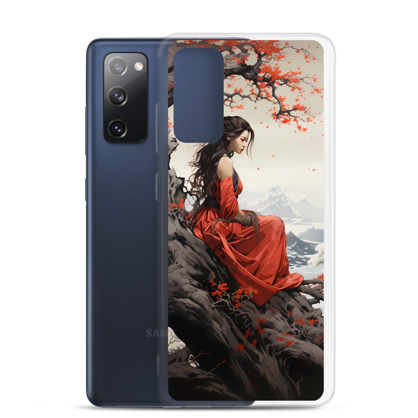 Samsung Case - Japanese Woman Under a Cherry Blossom Tree