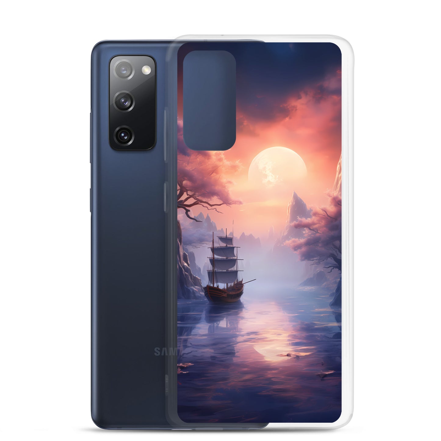Samsung Case - Japanese Seascape Moonrise