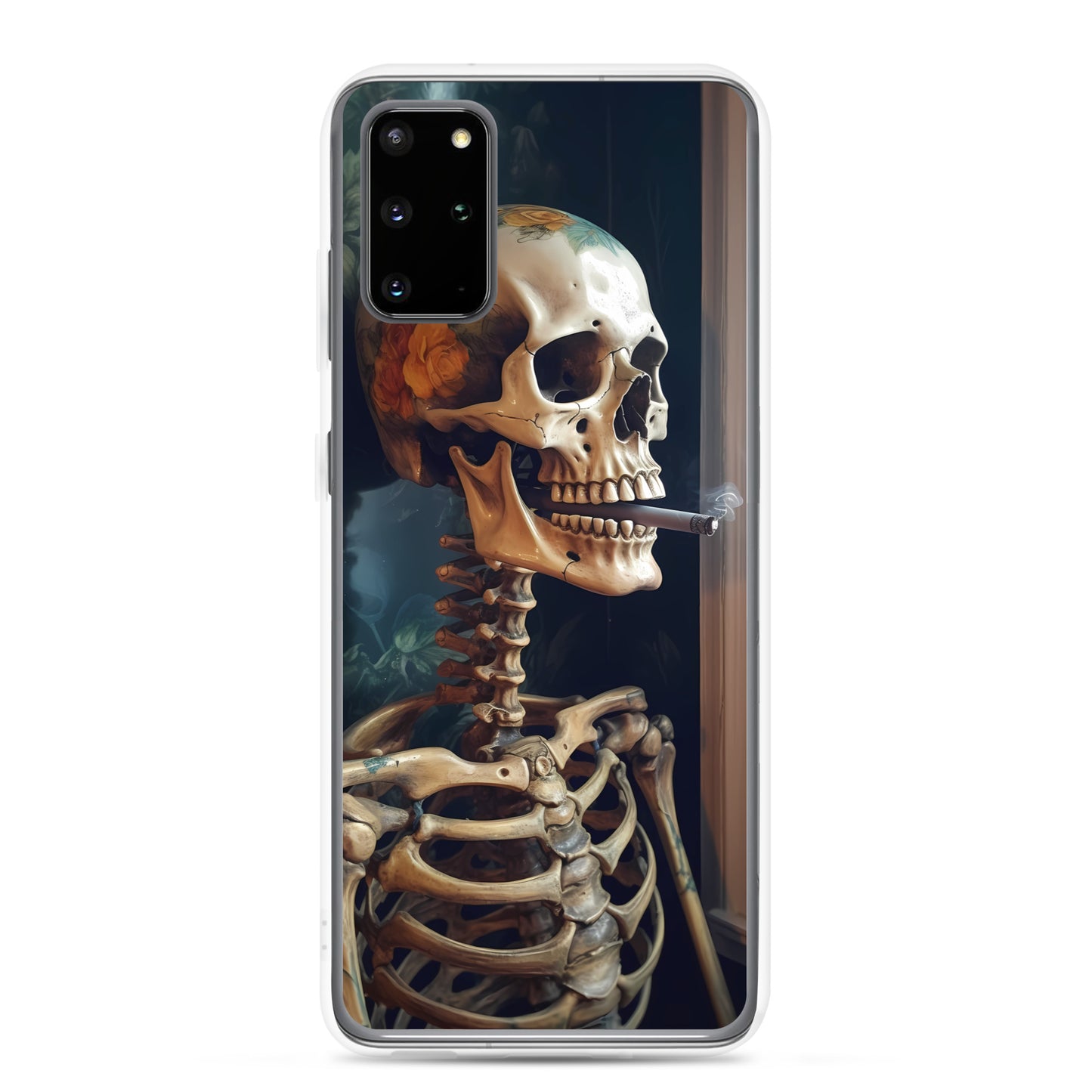 Samsung Case - Smoking Skeleton