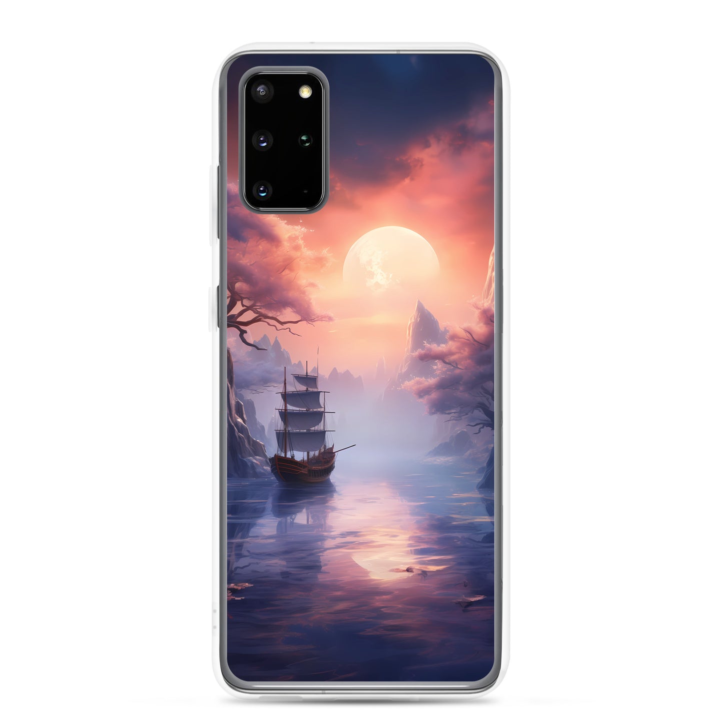 Samsung Case - Japanese Seascape Moonrise