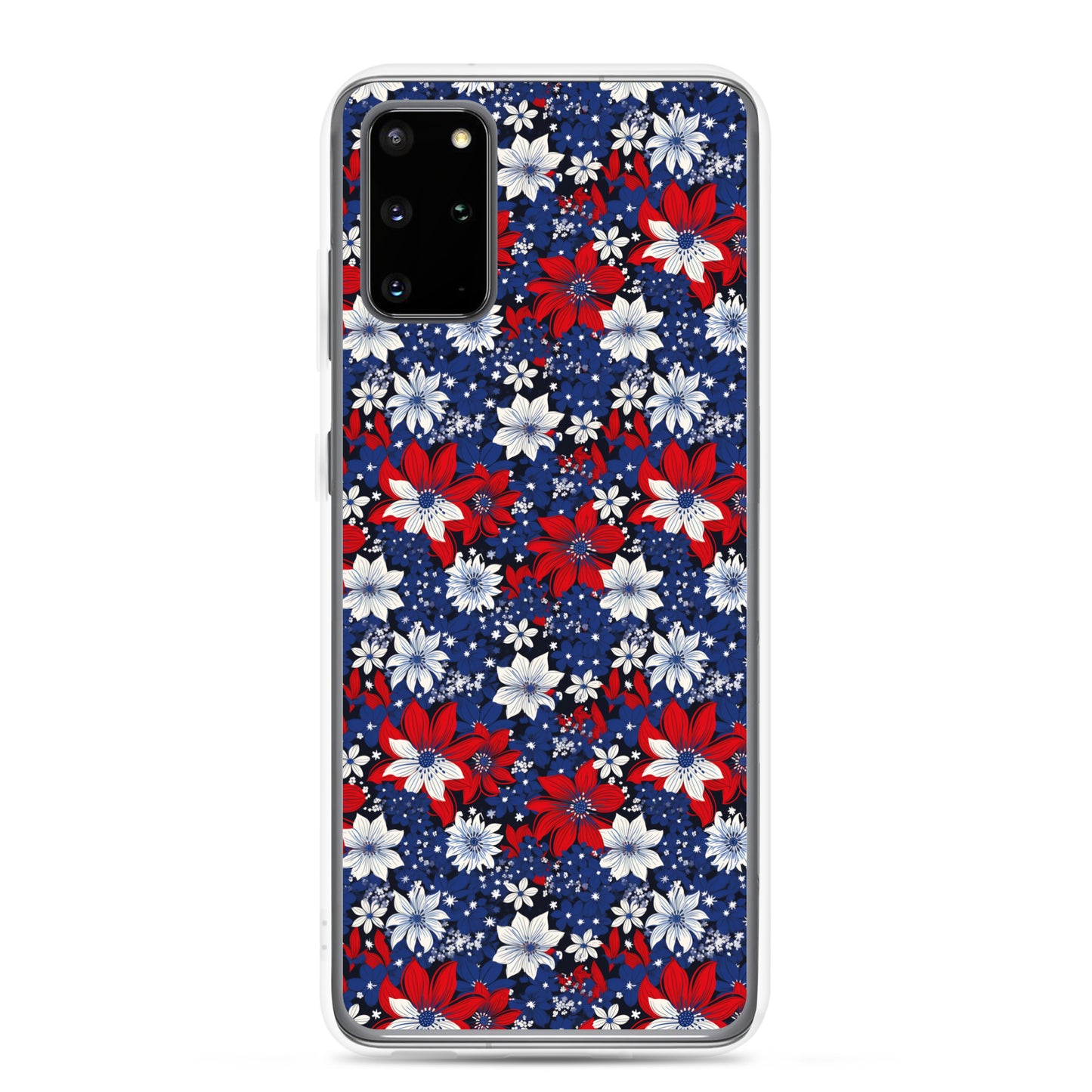 Samsung Case - Patriotic Poinsettas
