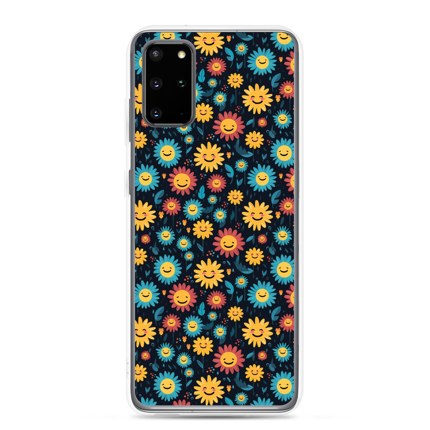 Samsung Case - Happy Smiley Flowers