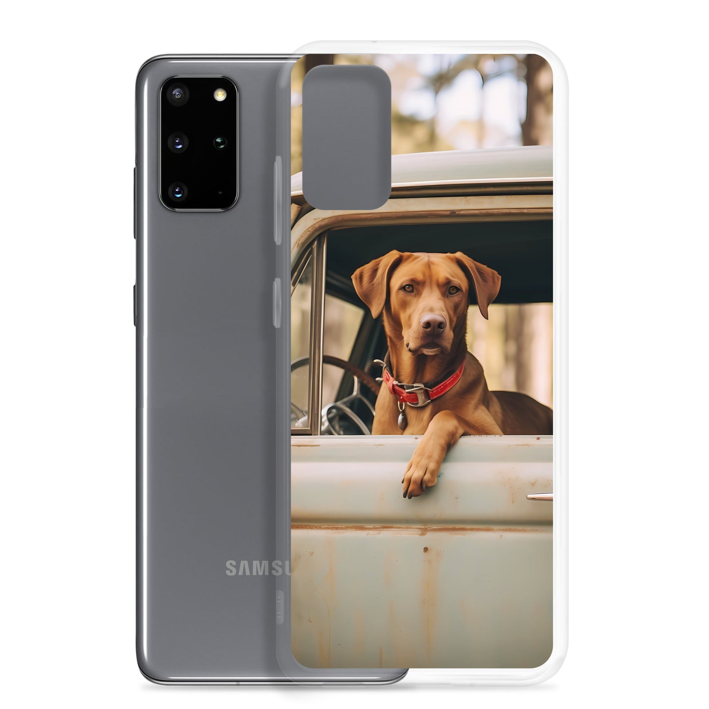 Samsung Case - Dog in a Truck
