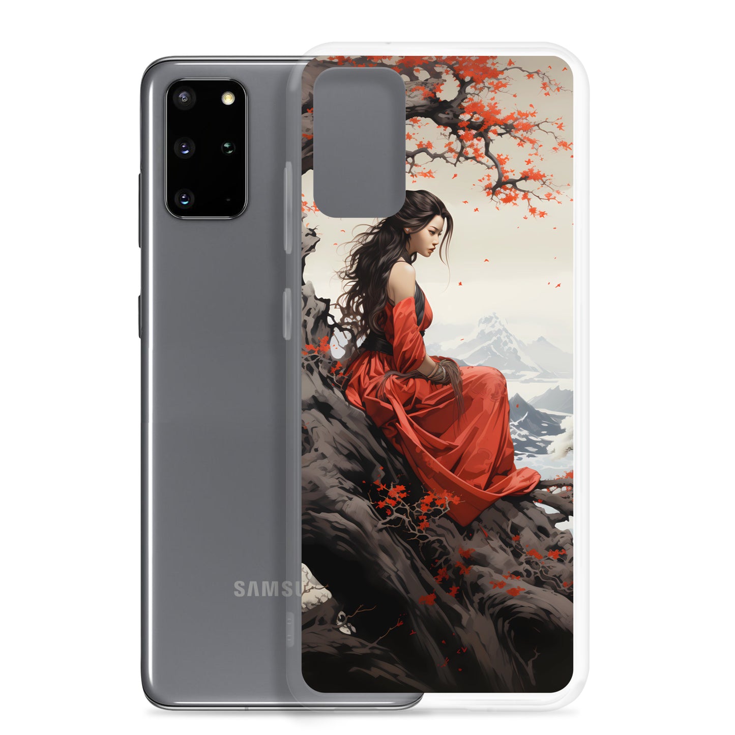 Samsung Case - Japanese Woman Under a Cherry Blossom Tree