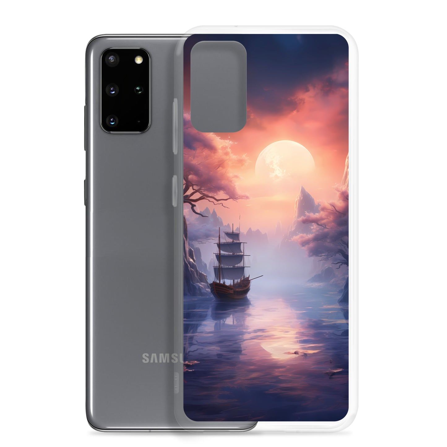 Samsung Case - Japanese Seascape Moonrise