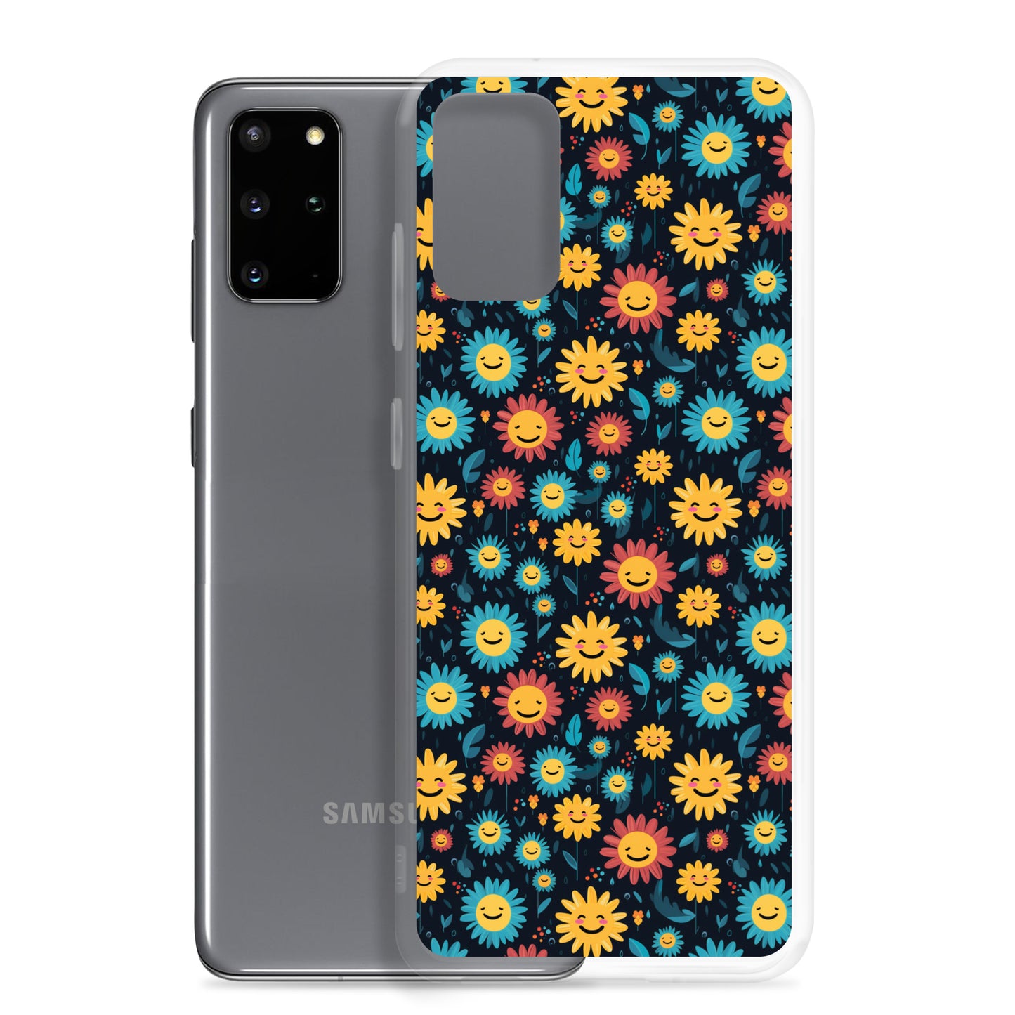 Samsung Case - Happy Smiley Flowers