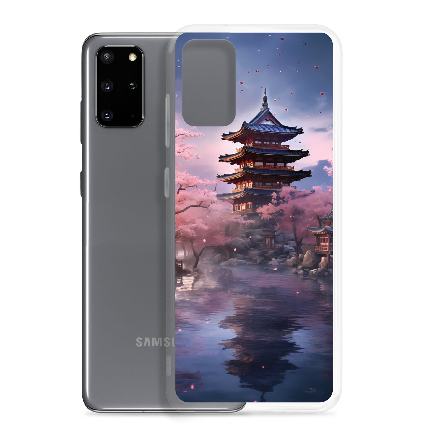 Samsung Case - Ancient Kyoto with Cherry Blossoms