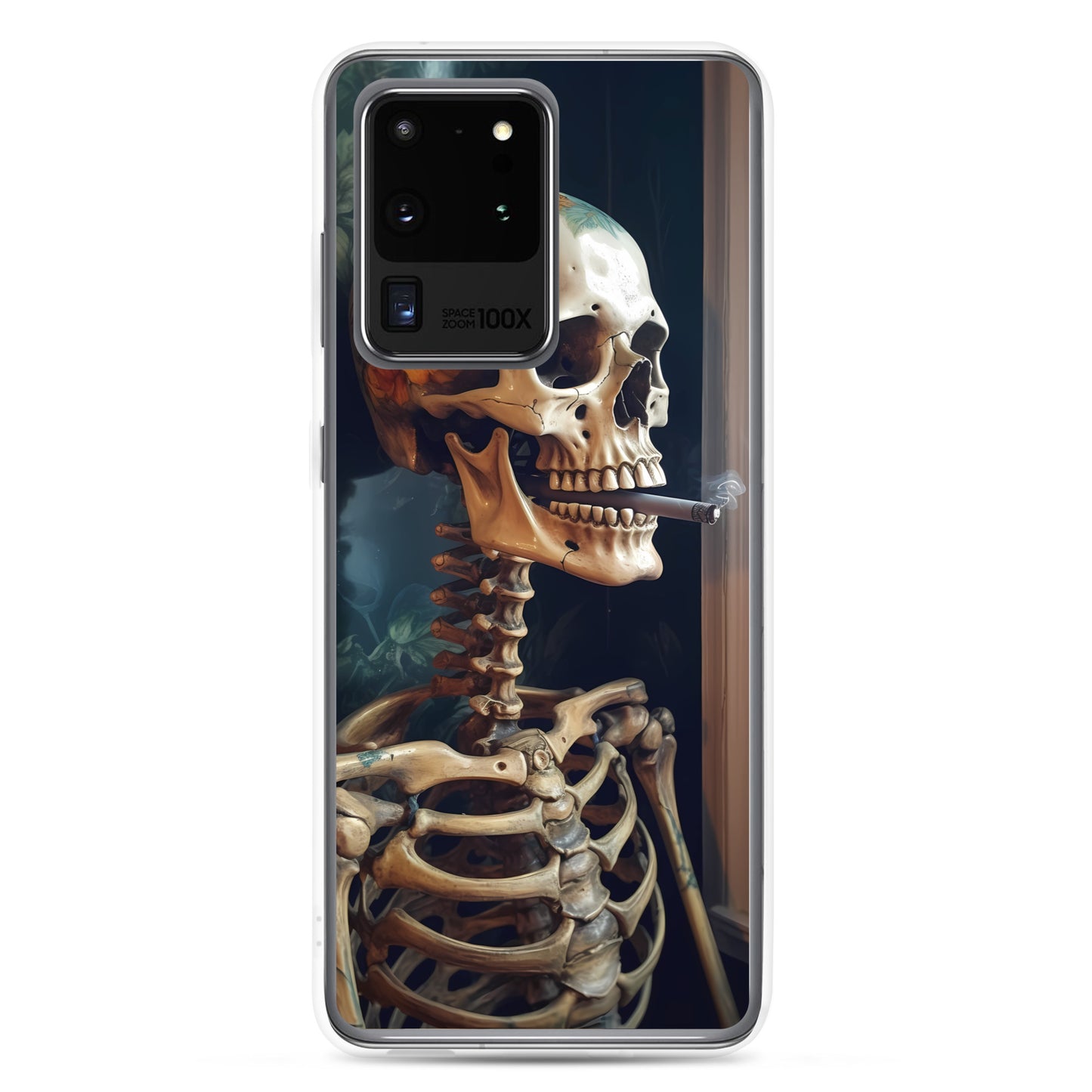 Samsung Case - Smoking Skeleton