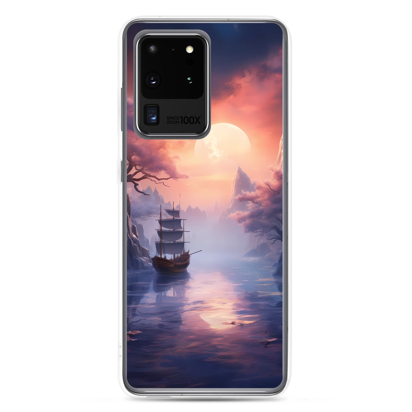 Samsung Case - Japanese Seascape Moonrise