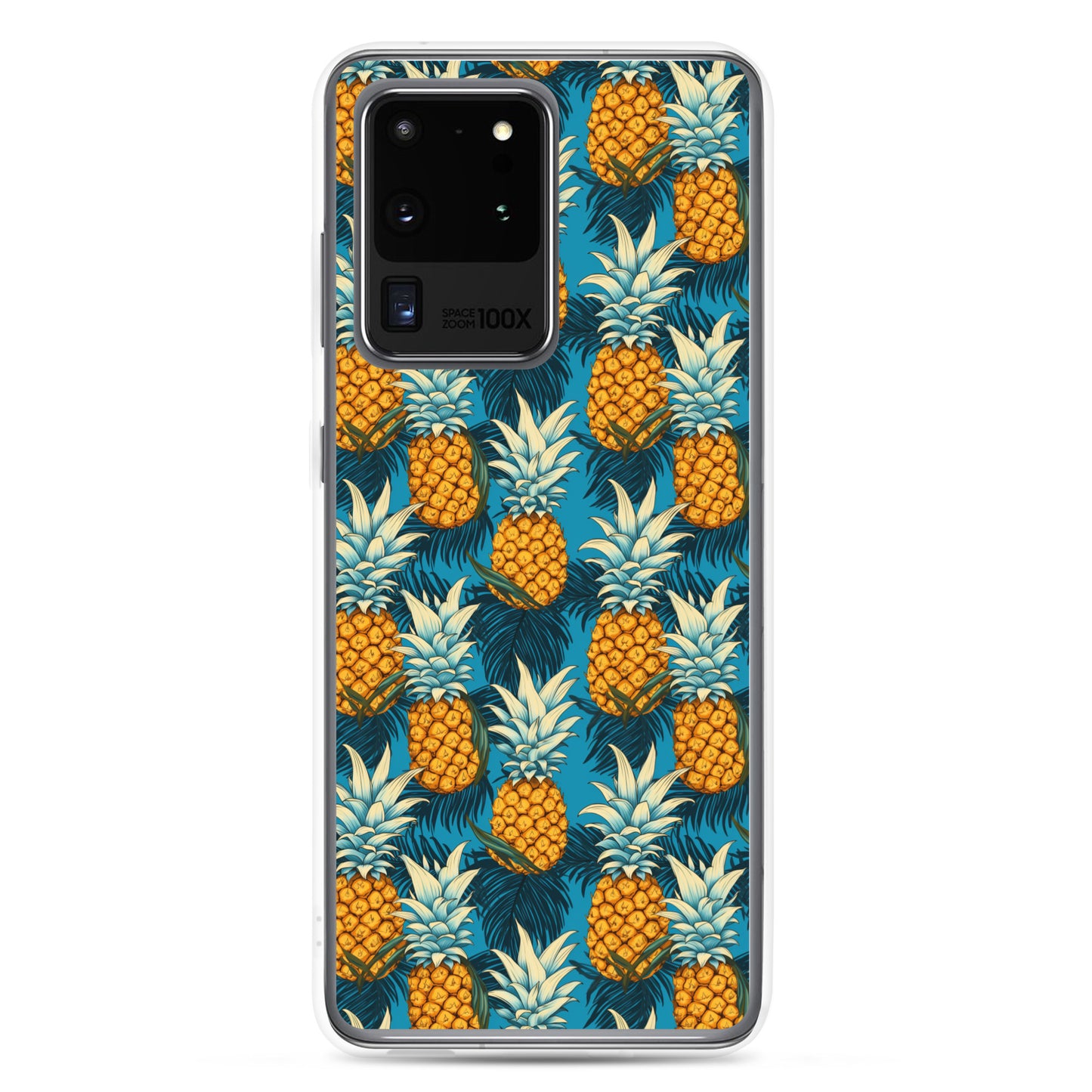 Samsung Case - Pineapple Pattern on Blue
