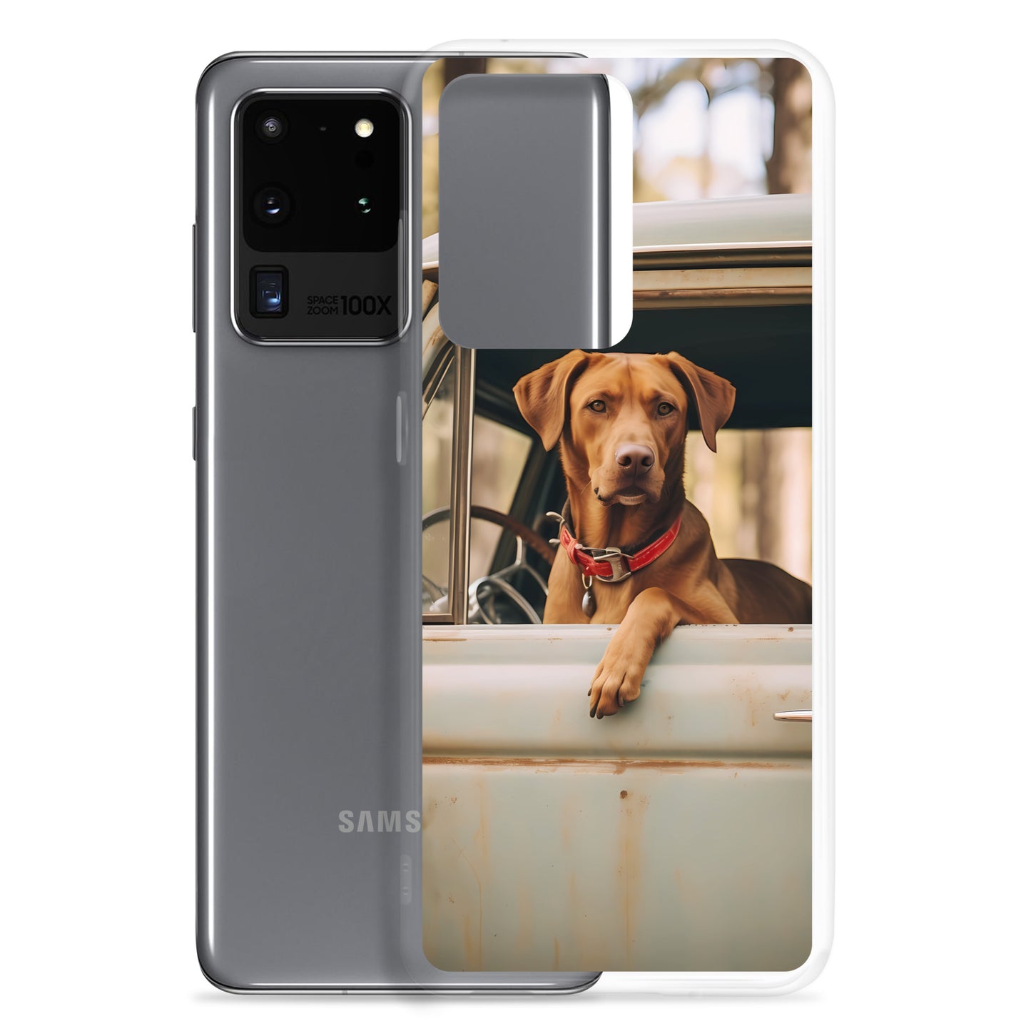 Samsung Case - Dog in a Truck