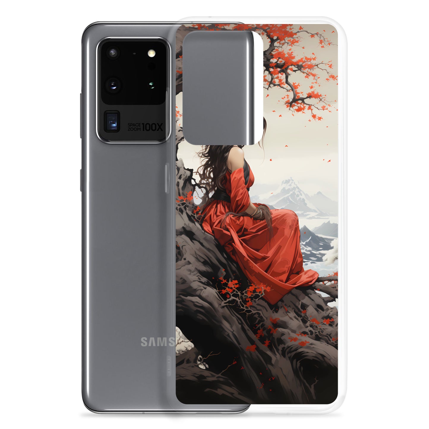 Samsung Case - Japanese Woman Under a Cherry Blossom Tree