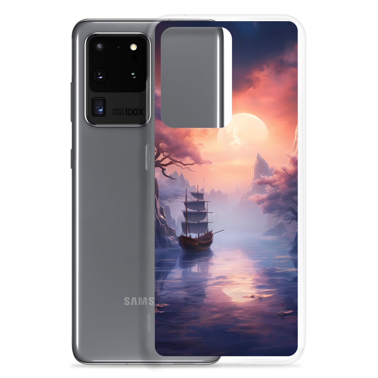 Samsung Case - Japanese Seascape Moonrise