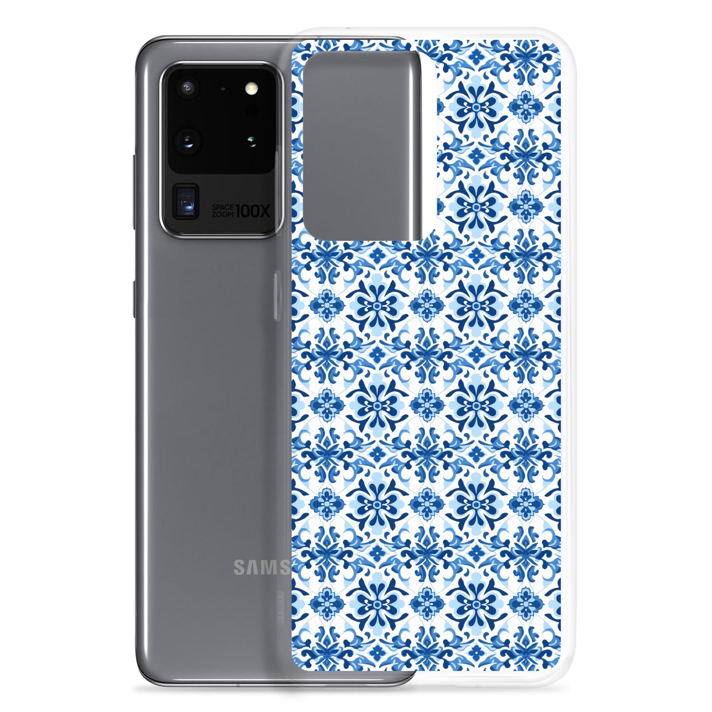 Samsung Case - Blue Ceramic Pattern
