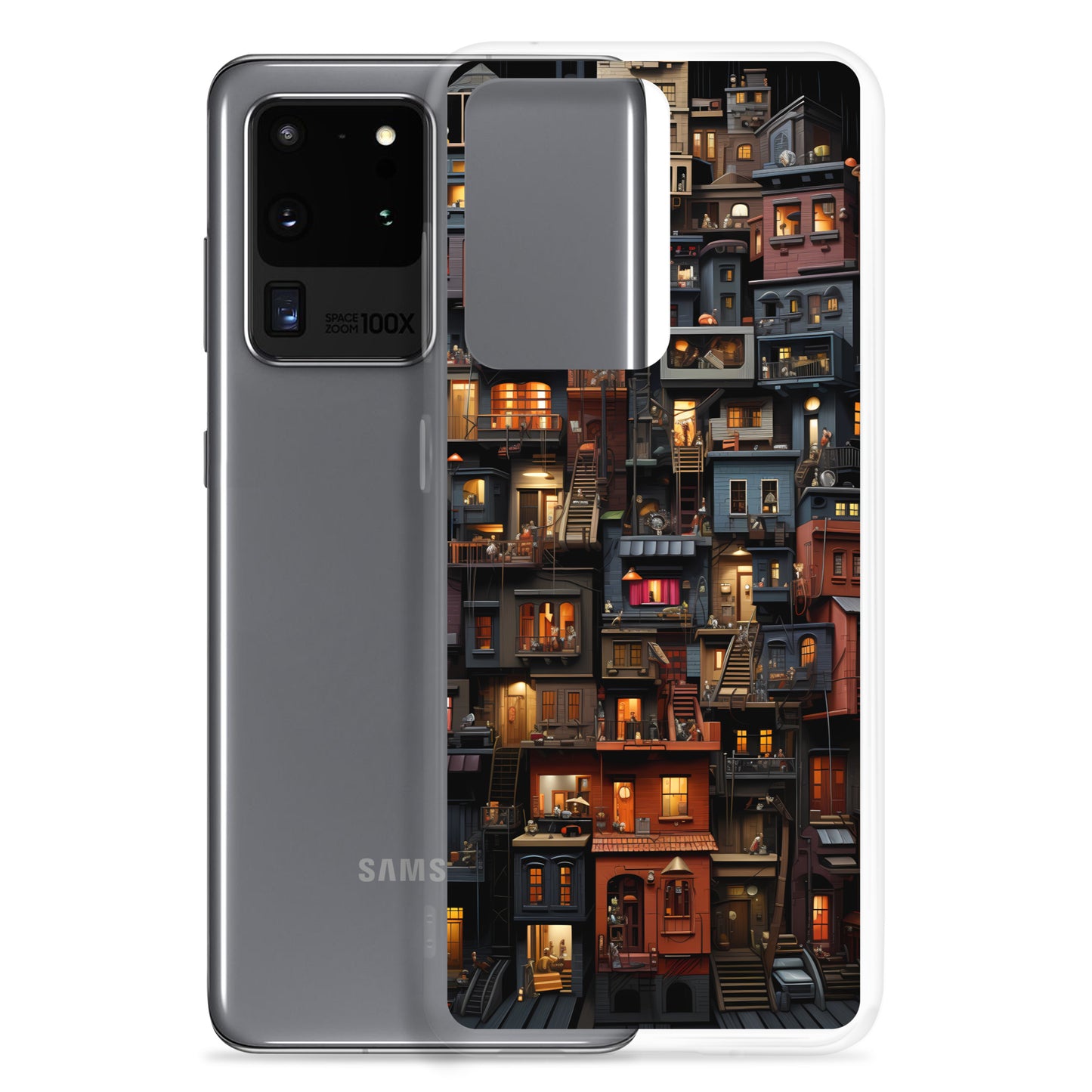 Samsung Case - Cityscape Stacked Apartments