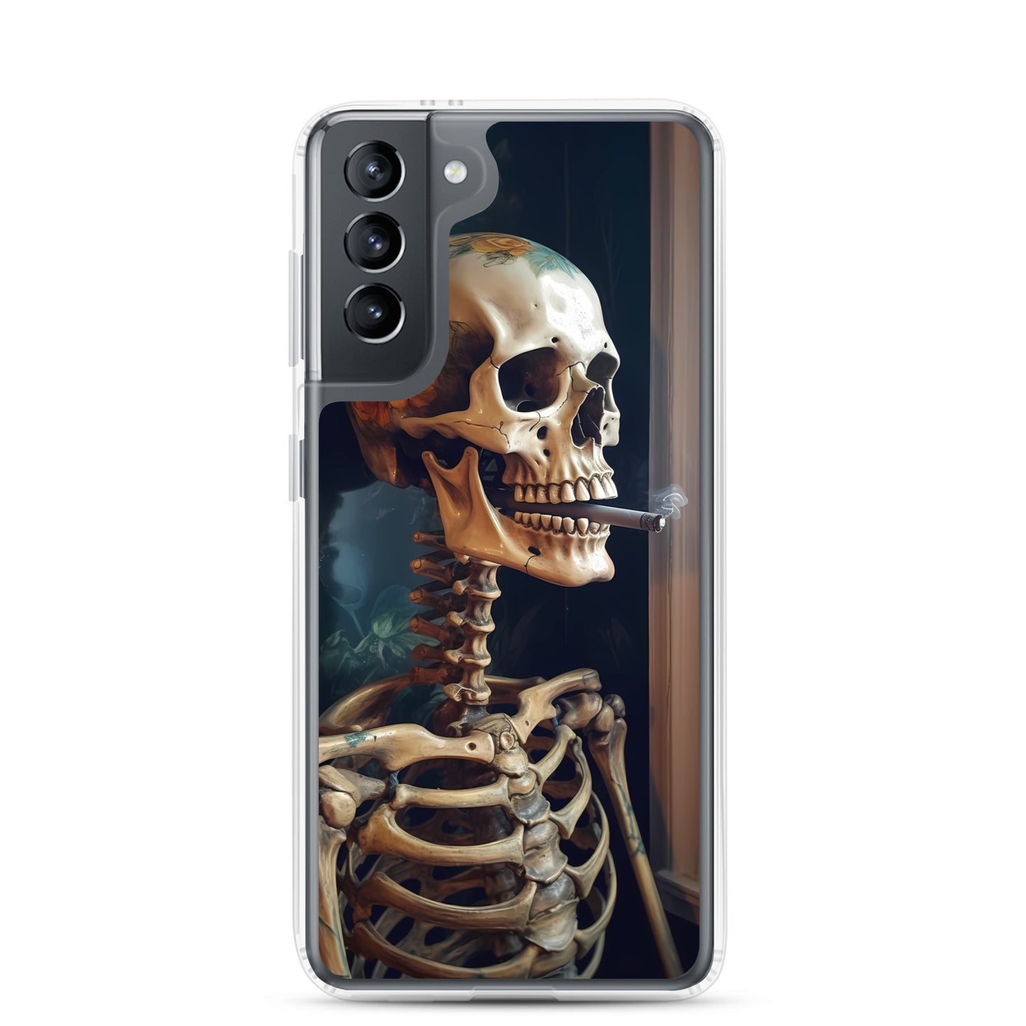 Samsung Case - Smoking Skeleton