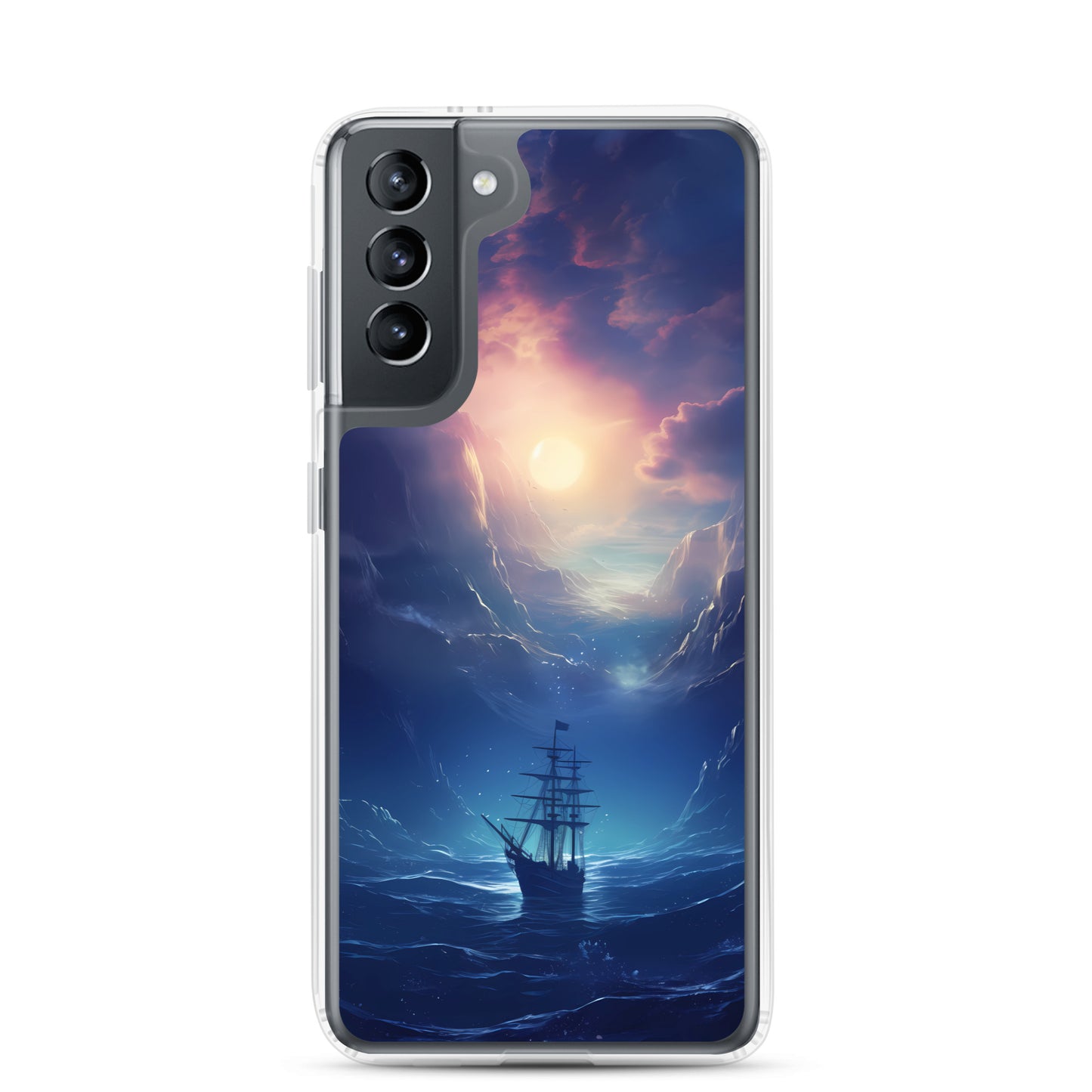 Samsung Case - Wooden Ship in Moonlight