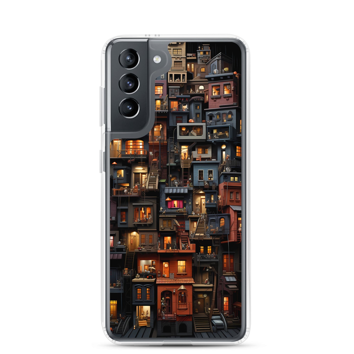 Samsung Case - Cityscape Stacked Apartments