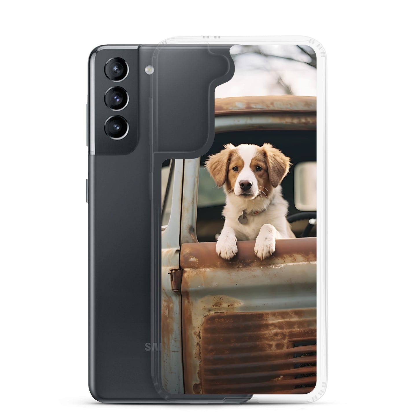 Samsung Case - Dog in a Truck