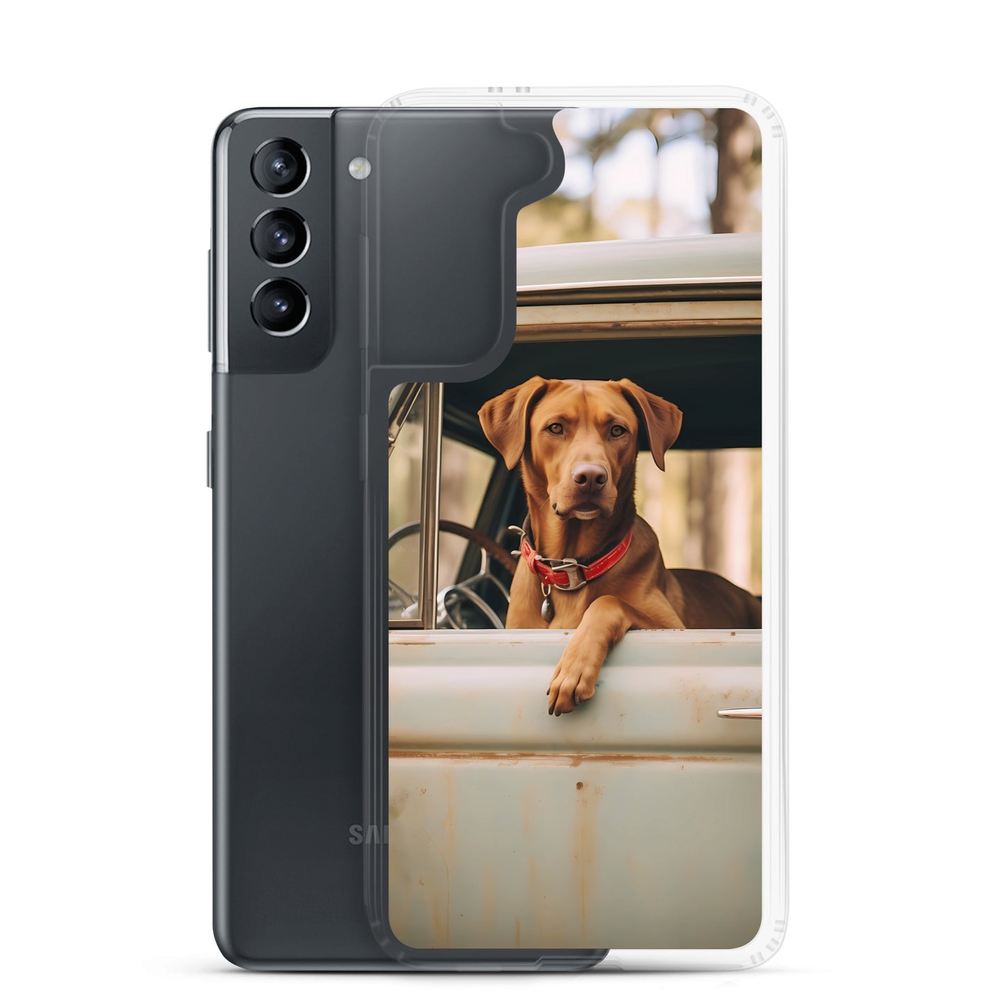 Samsung Case - Dog in a Truck