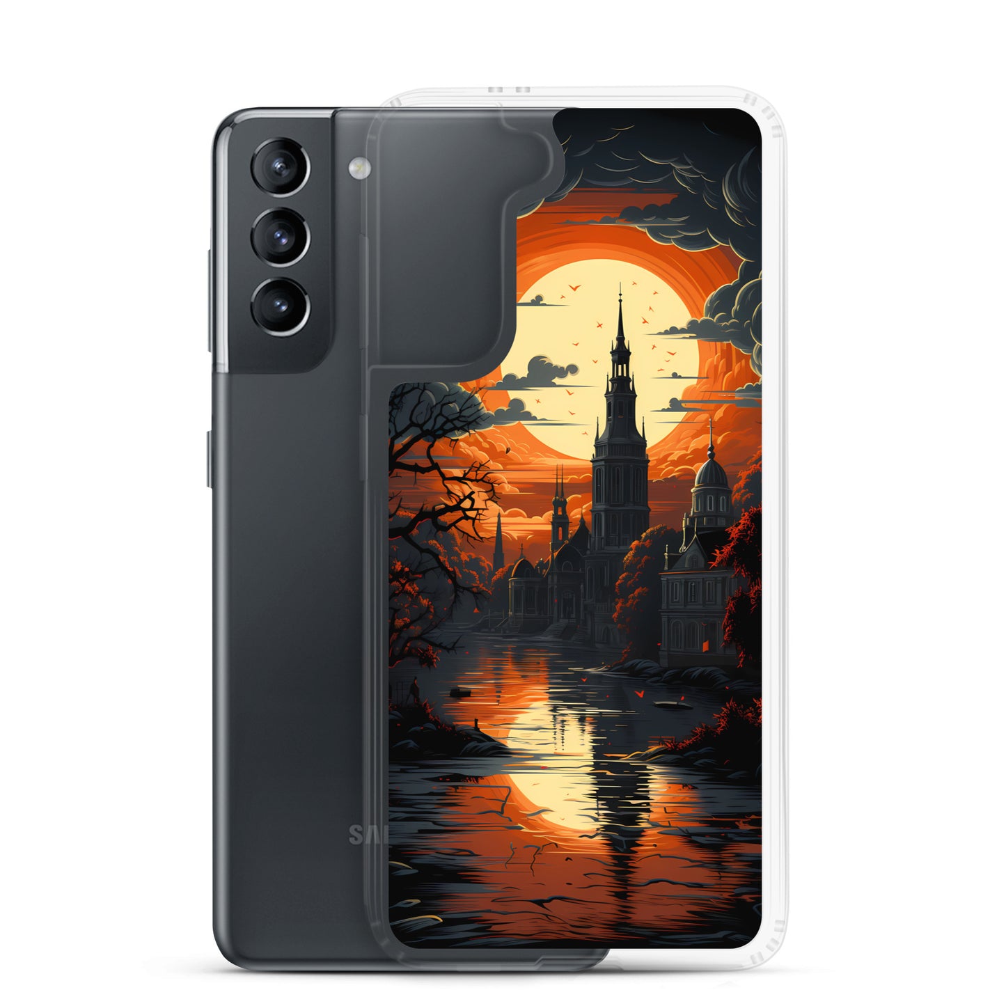 Samsung Case - Dark Amsterdam in Amber