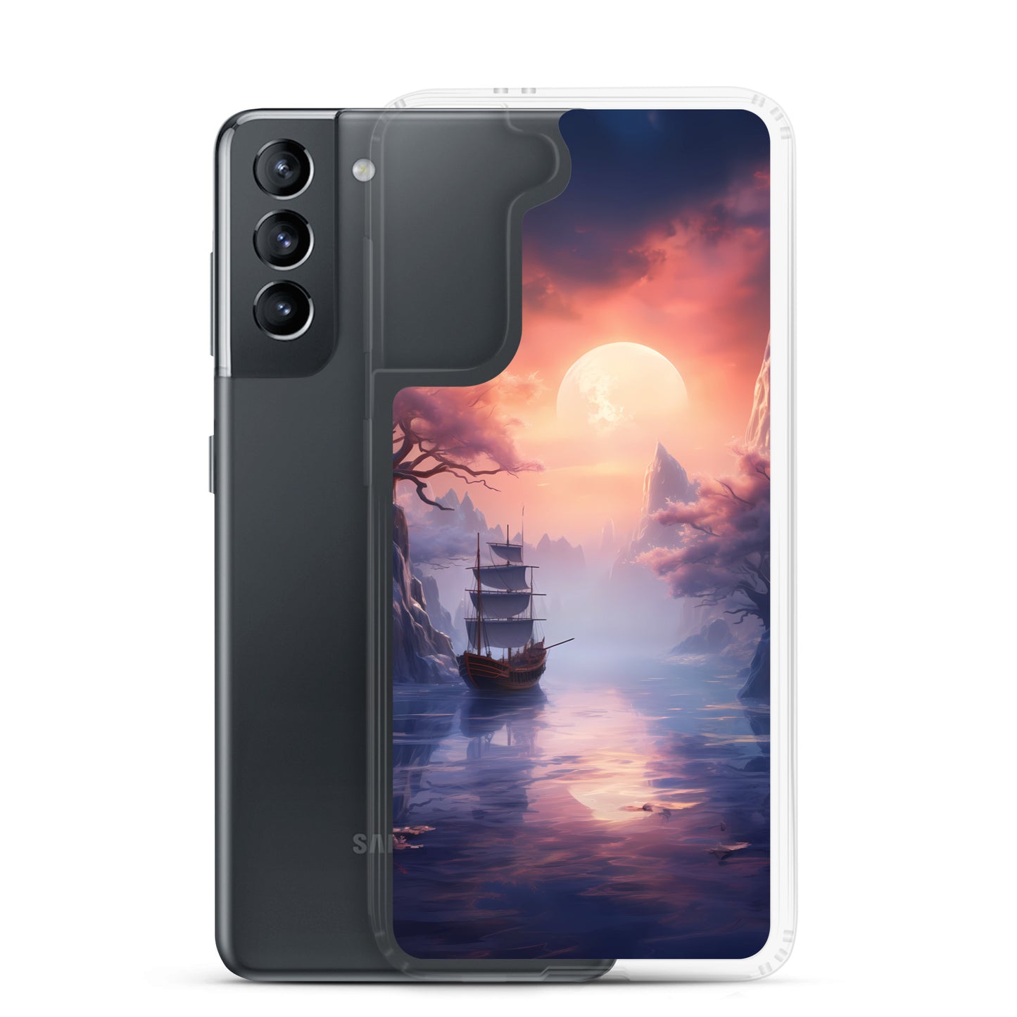 Samsung Case - Japanese Seascape Moonrise