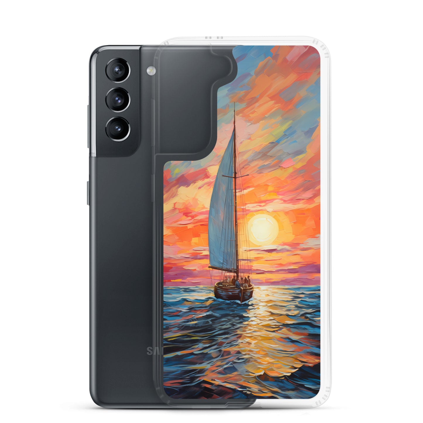 Samsung Case - Luminous Sailboat