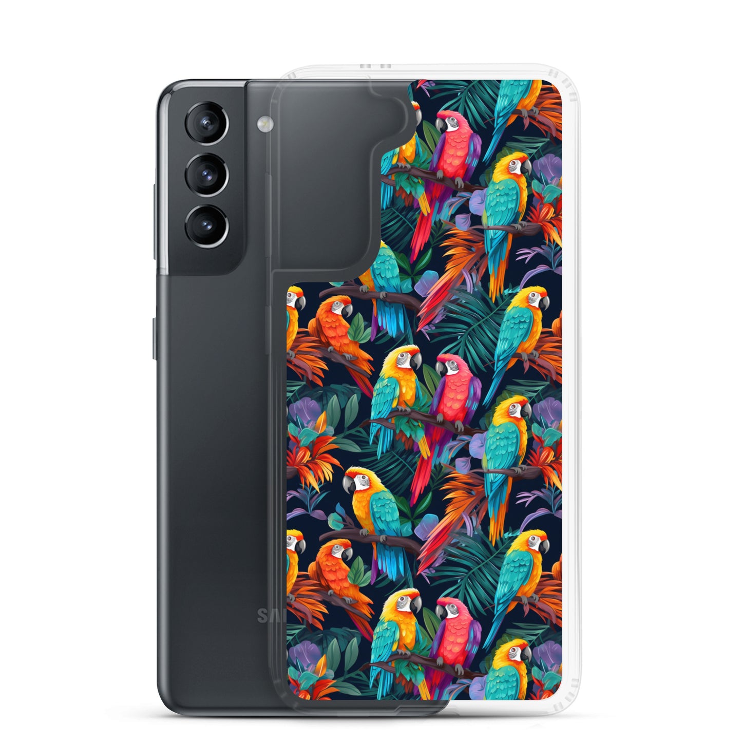 Samsung Case - Colorful Parrots