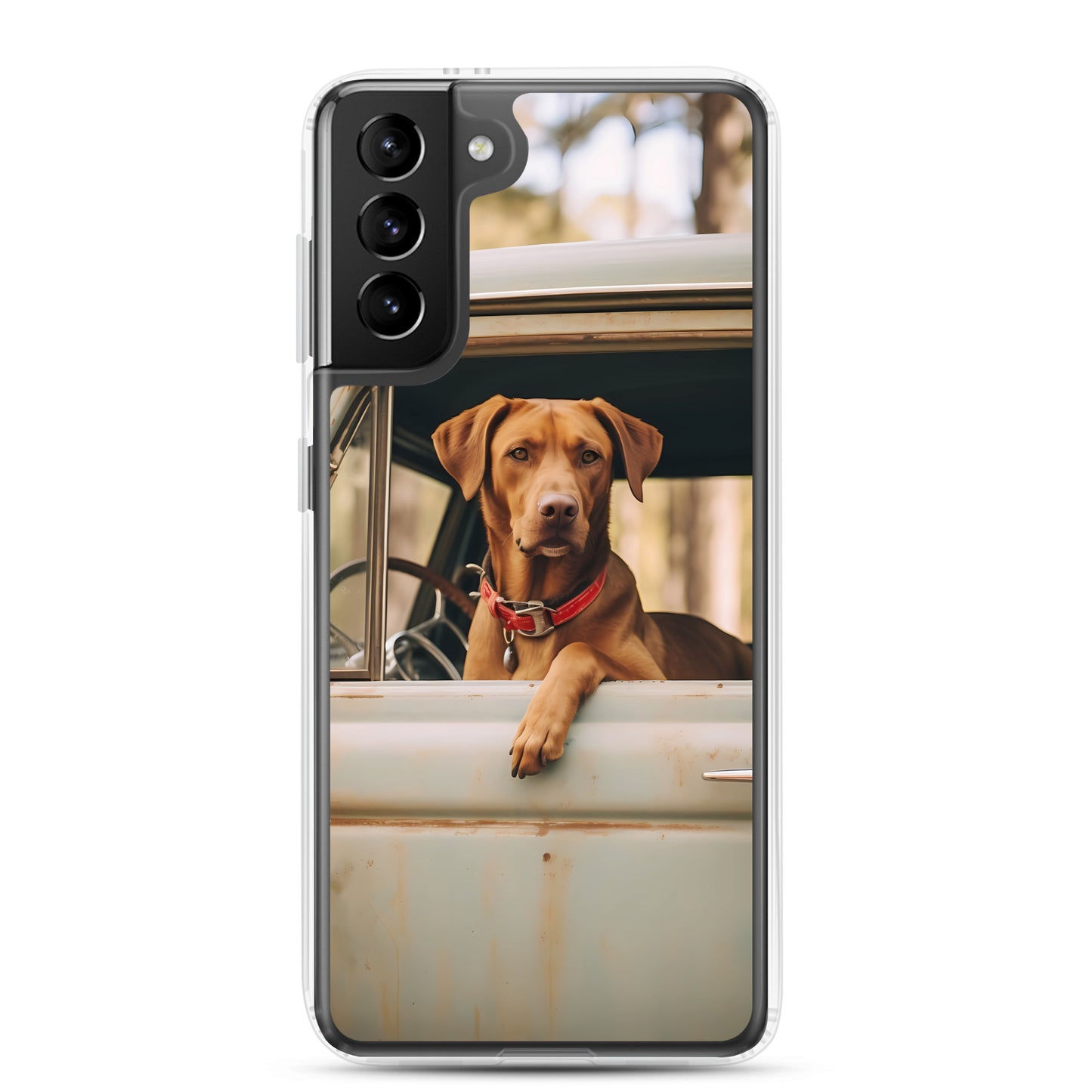 Samsung Case - Dog in a Truck