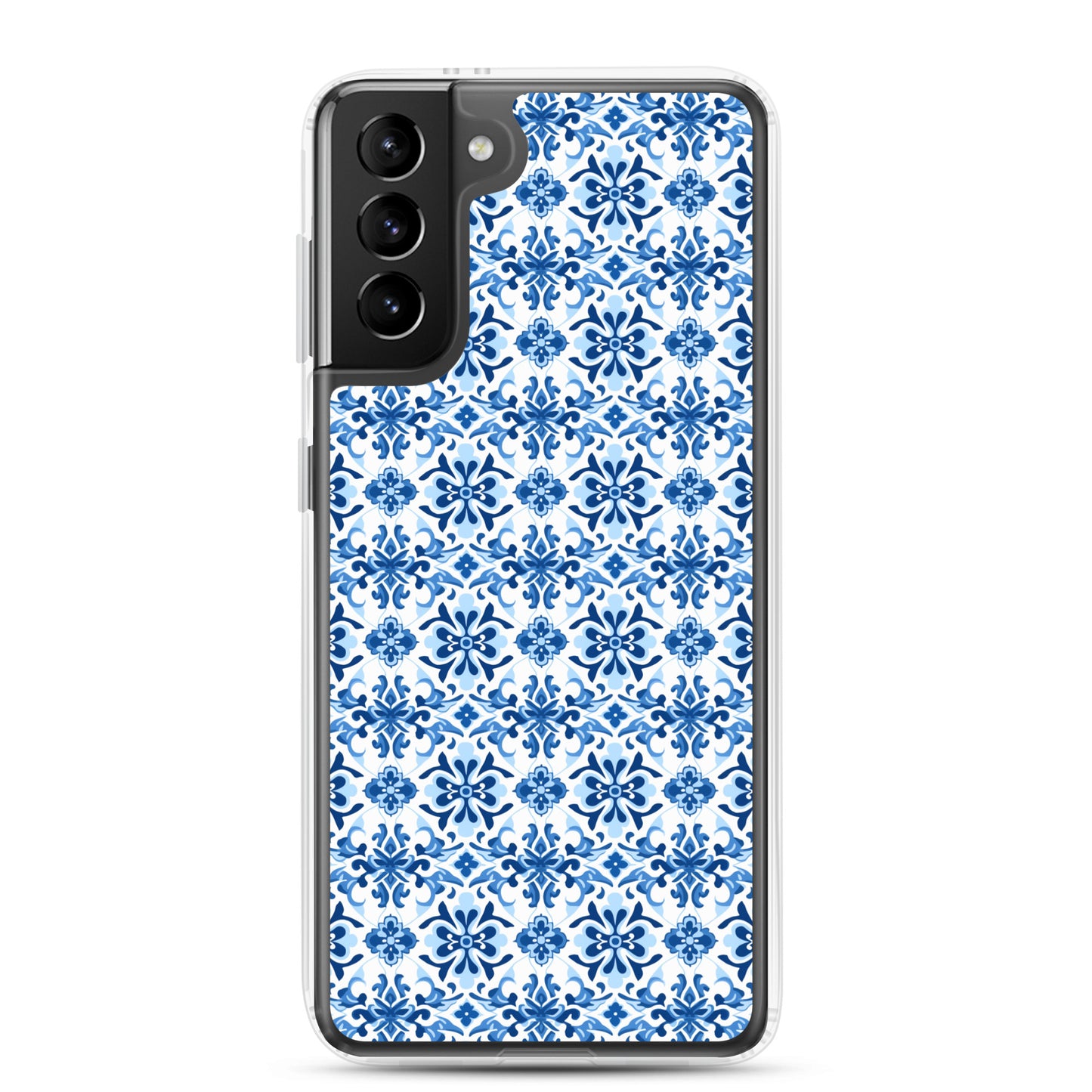 Samsung Case - Blue Ceramic Pattern