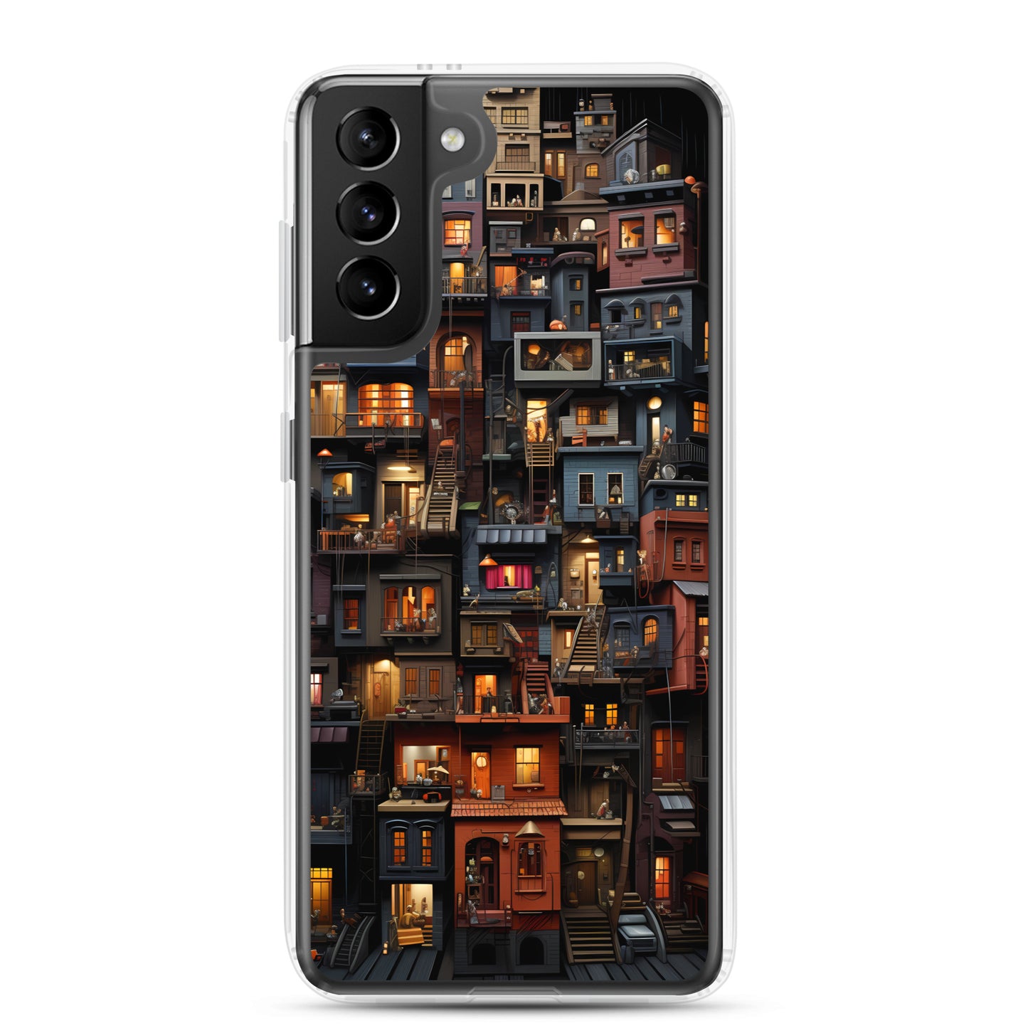 Samsung Case - Cityscape Stacked Apartments