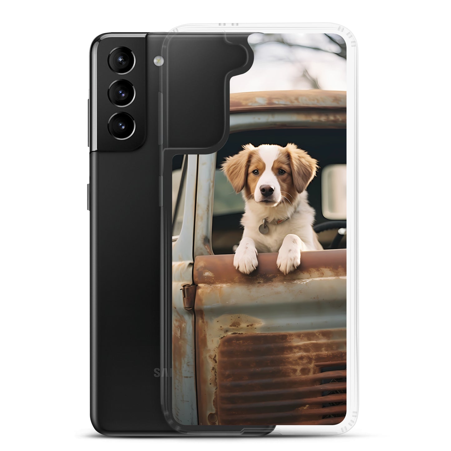 Samsung Case - Dog in a Truck