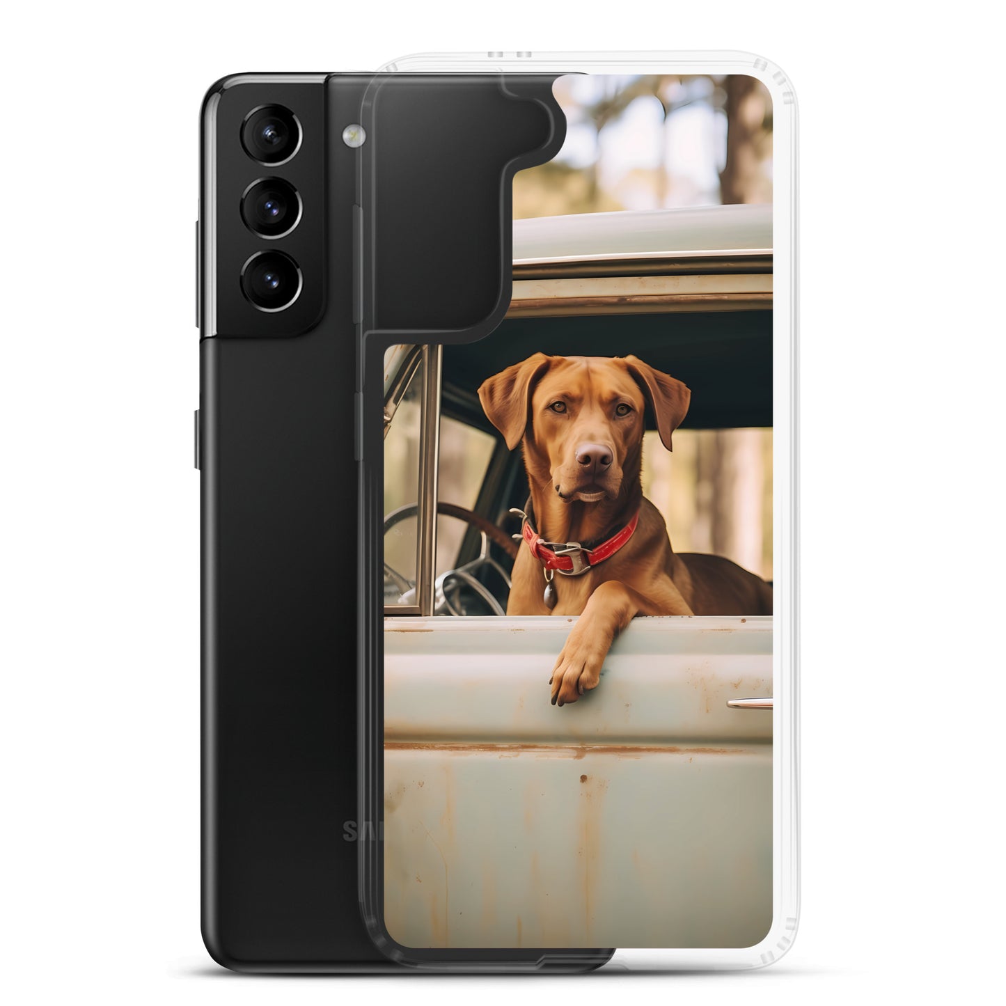 Samsung Case - Dog in a Truck