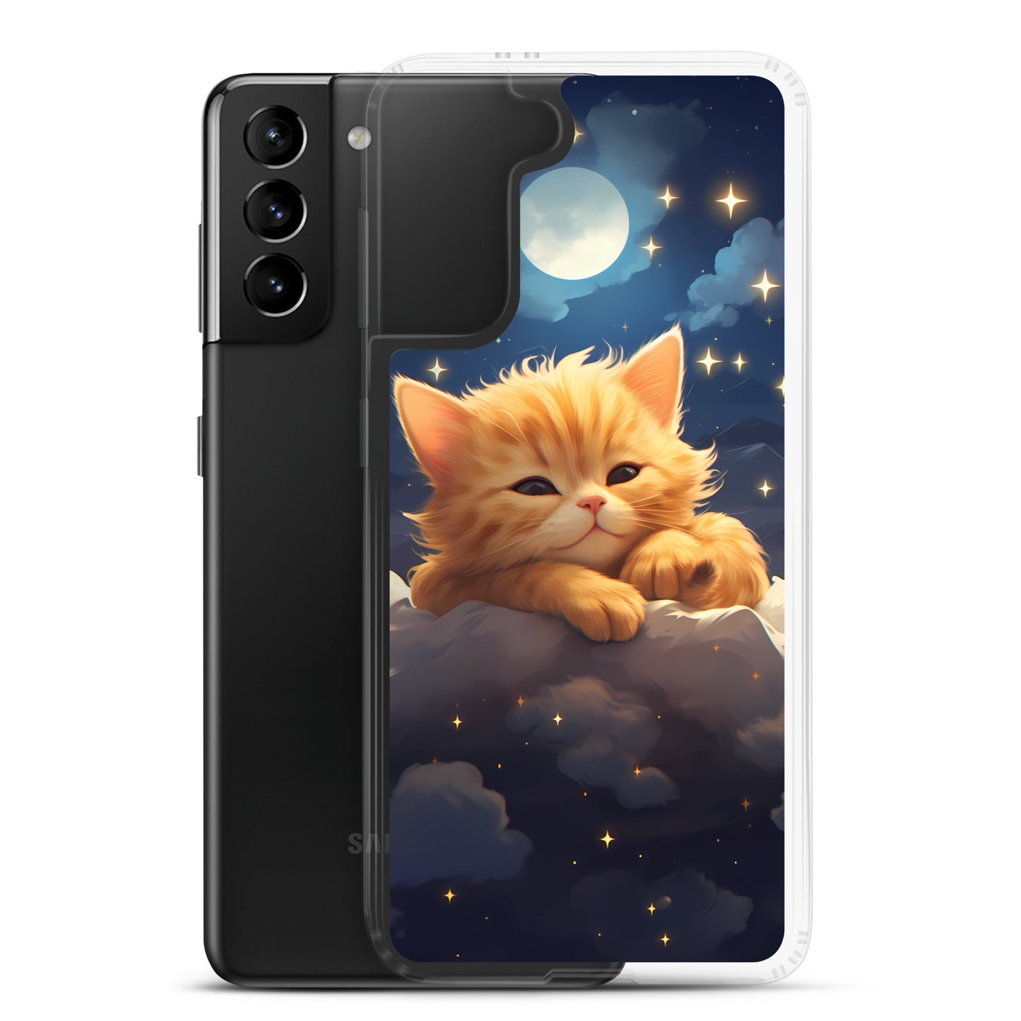 Samsung Case - Kitten on a Cloud