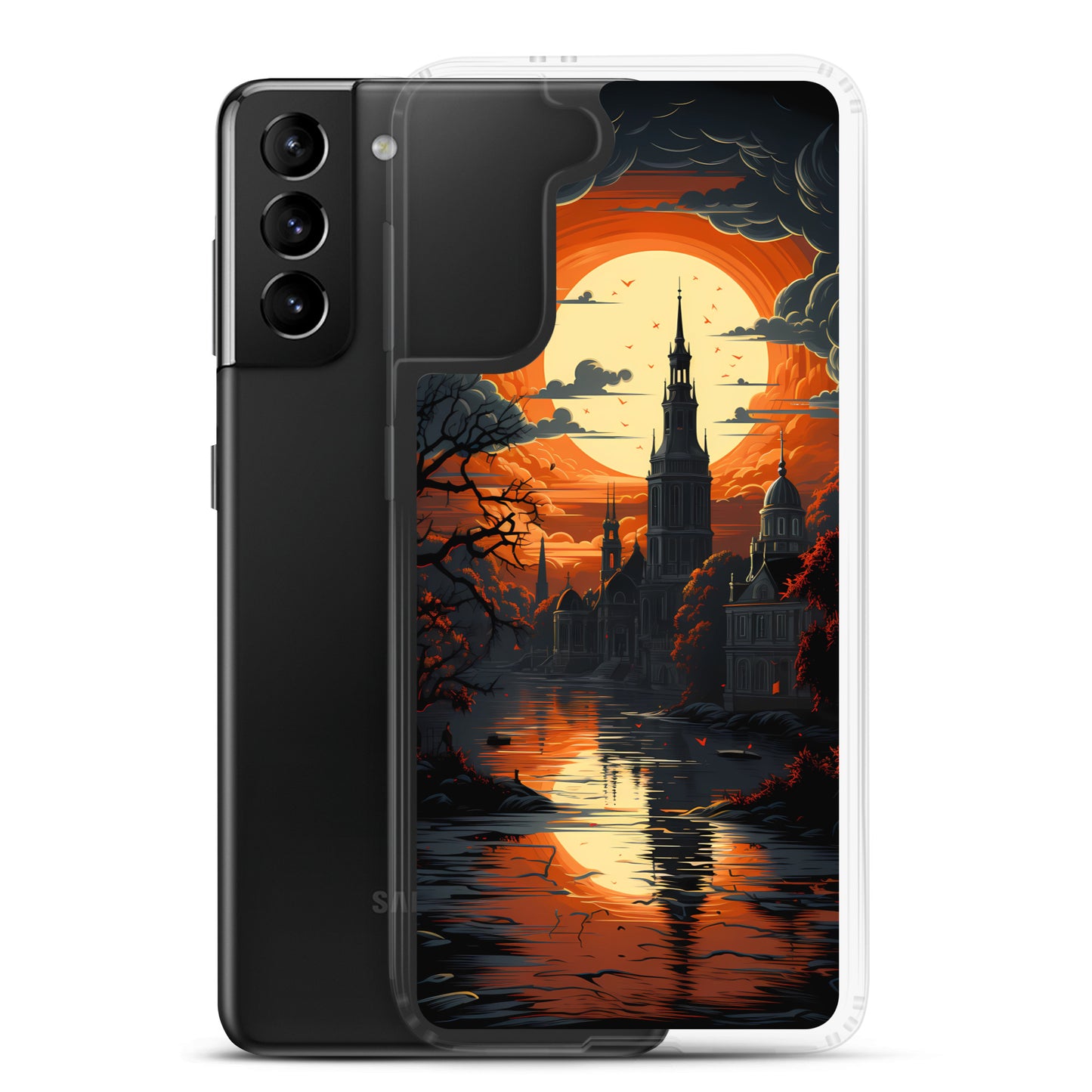 Samsung Case - Dark Amsterdam in Amber