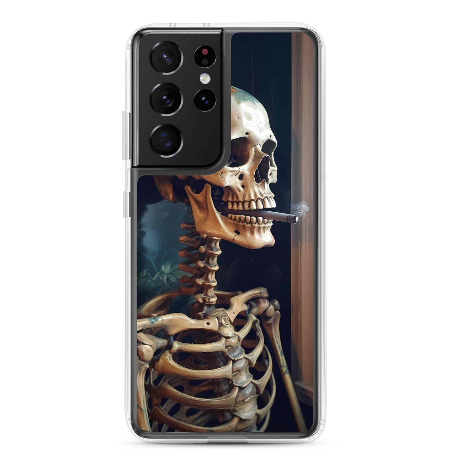 Samsung Case - Smoking Skeleton