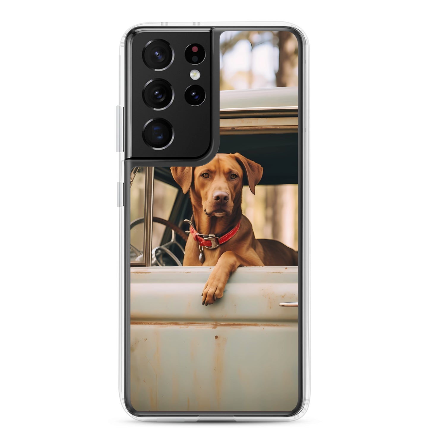 Samsung Case - Dog in a Truck